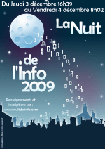 Affiche Nuit de l Info 2009
