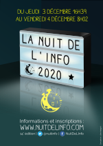 Affiche Nuit de l Info 2020