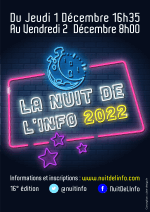 Affiche Nuit de l Info 2022